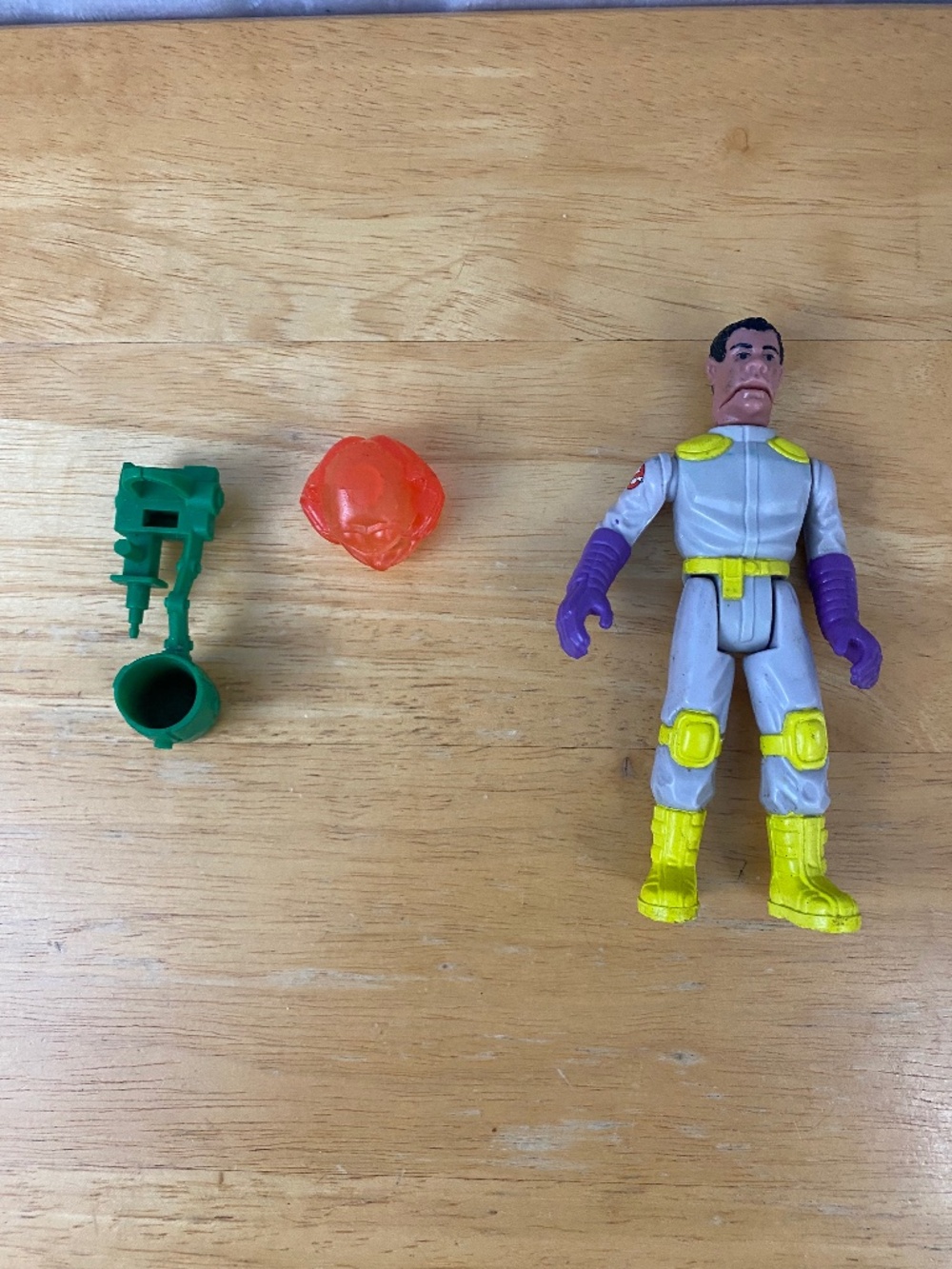 Complete Vintage 1989 Kenner Real Ghostbusters Fright Features Winston Zeddemore